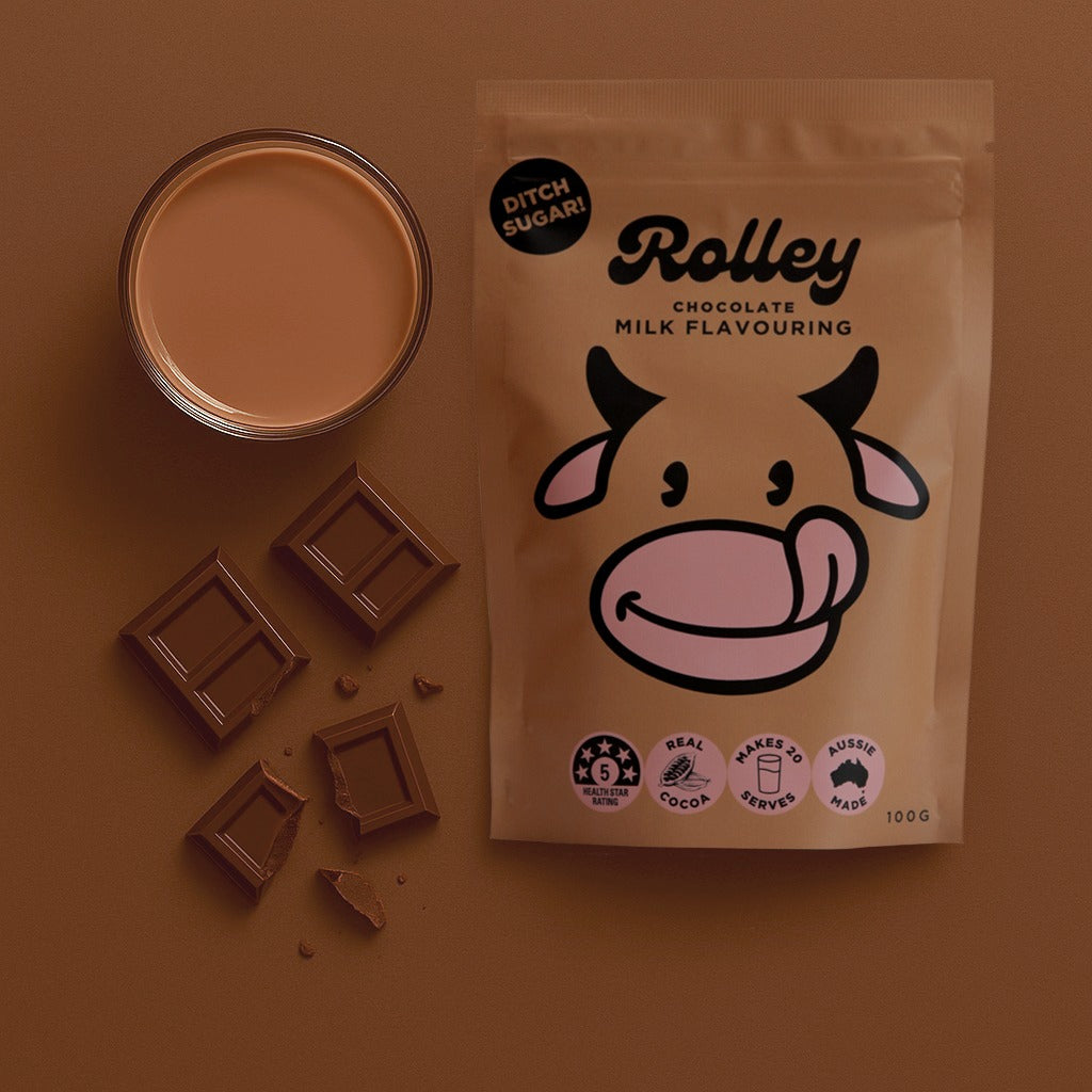 Rolley Chocolate Milk Flavouring β 100g
