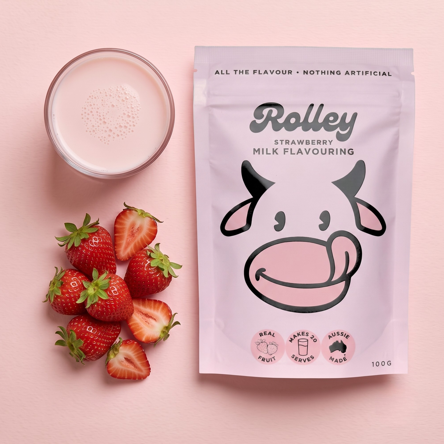 Rolley Strawberry Milk Flavouring